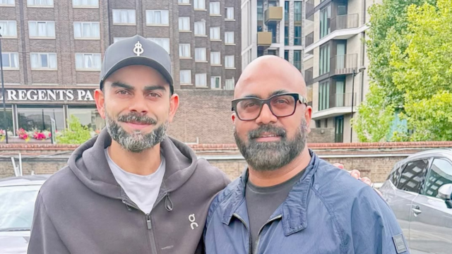 Virat Kohli with Shash Kiran